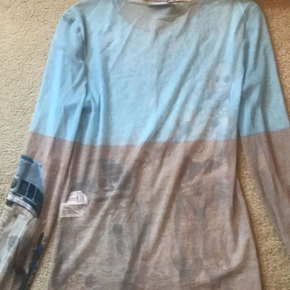 REALLY RARE SOLD OUT BNWT STAR WARS MESH LONG SLEEVE TOP FROM ZARA. SIZE SMALL. - Picture 13 of 15